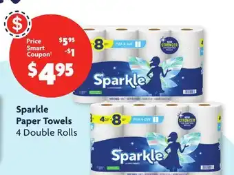 Family Dollar Sparkle paper towels offer