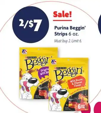 Family Dollar Purina beggin' strips offer