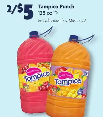 Family Dollar Tampico punch offer