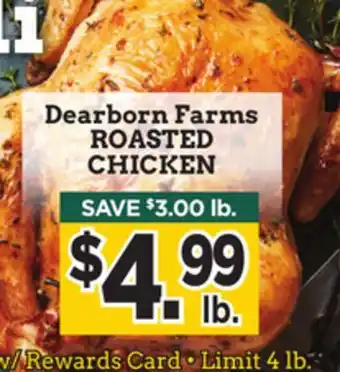 Dearborn Market Dearborn farms roasted chicken offer