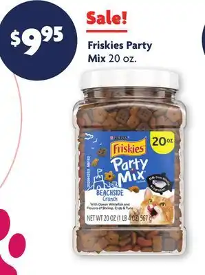 Family Dollar Friskies party mix offer
