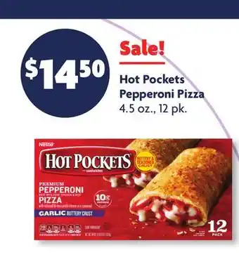 Family Dollar Hot pockets pepperoni pizza offer