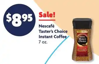 Family Dollar Nescafé taster's choice instant coffee offer