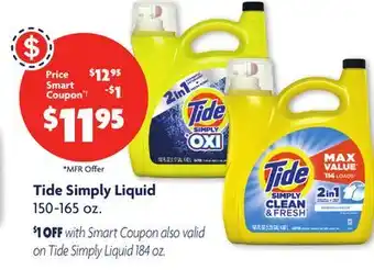 Family Dollar Tide simply liquid offer