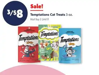 Family Dollar Temptations cat treats offer