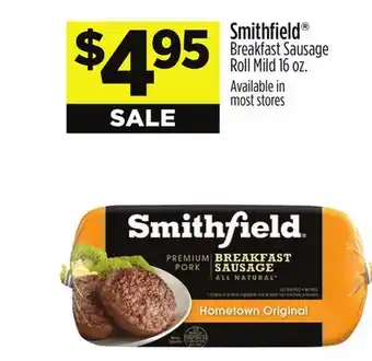 Dollar General Smithfield breakfast sausage roll mild offer