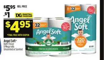 Dollar General Angel soft bath tissue offer