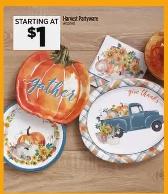 Dollar General Harvest partyware offer