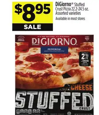 Dollar General Digiorno stuffed crust pizza offer