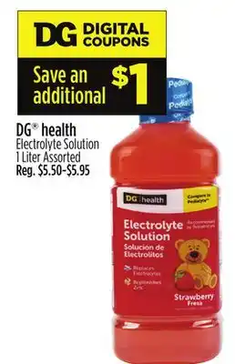 Dollar General Dg health electrolyte solution offer