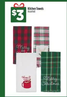 Dollar General Kitchen towels offer