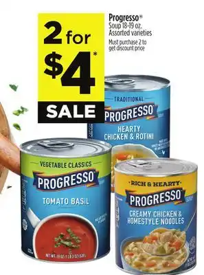 Dollar General Progresso soup offer