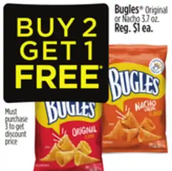 Dollar General Bugles original or nacho offer