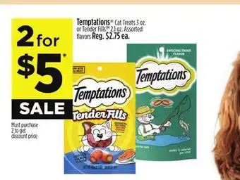 Dollar General Temptations cat treats offer