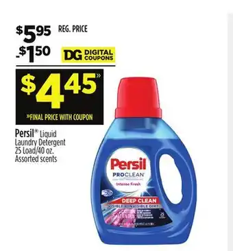 Dollar General Persil liquid laundry detergent offer