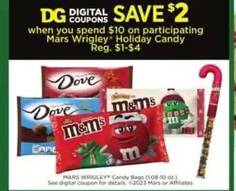 Dollar General Mars wrigley holiday candy offer