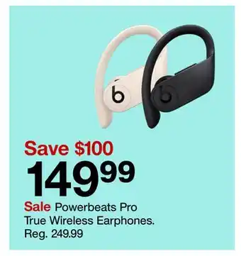 Target Powerbeats pro true wireless earphones offer