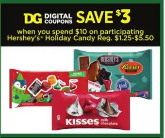 Dollar General Hershey's holiday candy offer