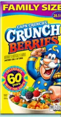 Target Quaker family-size cereal offer