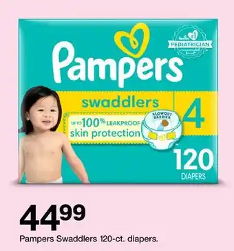 Target Pampers swaddlers 120 - ct. diapers offer