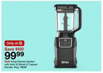 Target Ninja kitchen system with auto iq boost & 7-speed blender offer