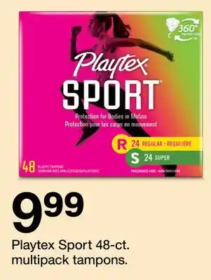 Target Playtex sport 48-ct. multipack tampons offer