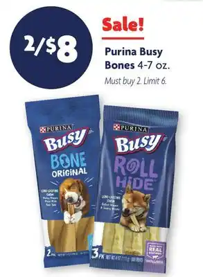 Family Dollar Purina busy bones offer