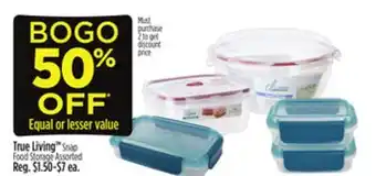 Dollar General True living snap food storage offer