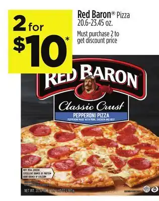 Dollar General Red baron pizza offer