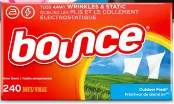 Target Bounce 240-ct. dryer sheets offer
