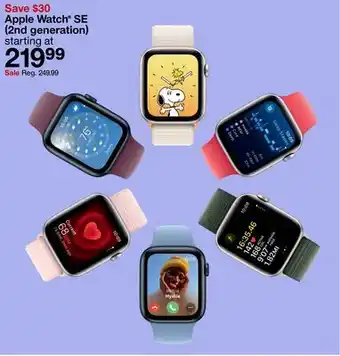Target Apple watch se (2nd generation) offer