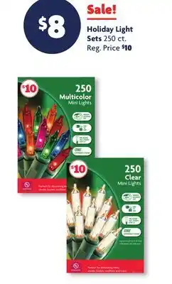 Family Dollar Holiday light sets offer