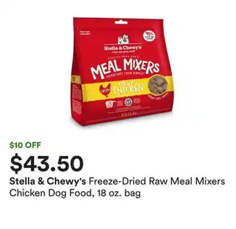 Petco Freeze-dried raw meal mixers chicken dog food, 18 oz. bag offer