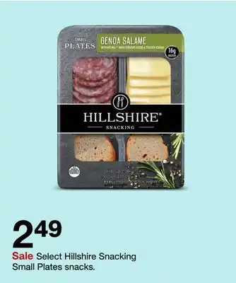 Target Select hillshire snacking small plates snacks offer