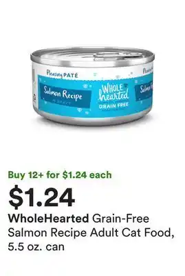 Petco Grain-free salmon recipe adult cat food, 5.5 oz. can offer