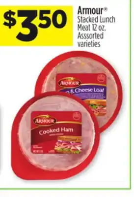 Dollar General Armour stacked lunch meat offer