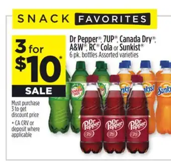 Dollar General Dr pepper , 7up , canada dry , a & w , rc cola or sunkist offer