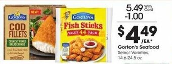 Kroger Gorton's Seafood offer