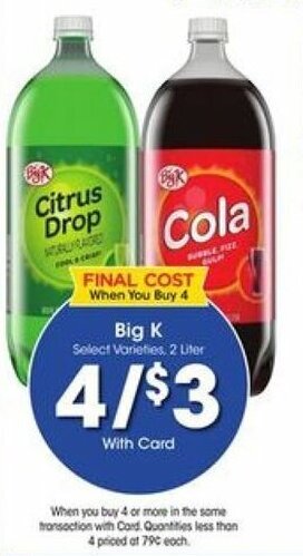 Kroger Big K offer