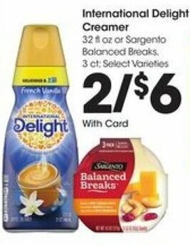 Kroger International Delight Creamer offer