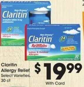 Kroger Claritin Allergy Relief offer
