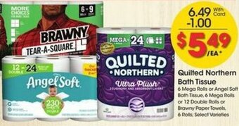 Kroger Quilted Northern Bath Tissue offer