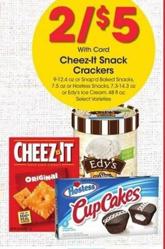 Kroger Cheez-It Snack Crackers offer