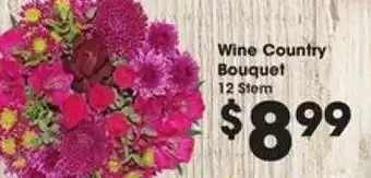 Kroger Wine Country Bouquet 12 Stem offer
