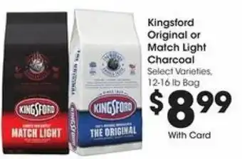 Kroger Kingsford Original Or Match Light Charcoal offer