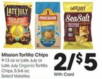 Kroger Mission Tortilla Chips offer