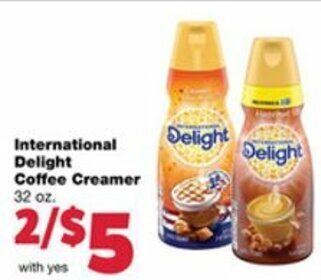 Family Fare International Delight Coffee Creamer offer
