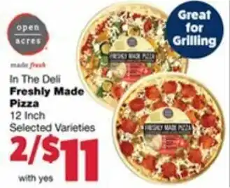 Family Fare Freshly Made Pizza offer