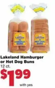 Family Fare Lakeland Hamburger Or Hot Dog Buns offer