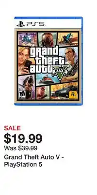 Game Stop Grand theft auto v - playstation 5 offer